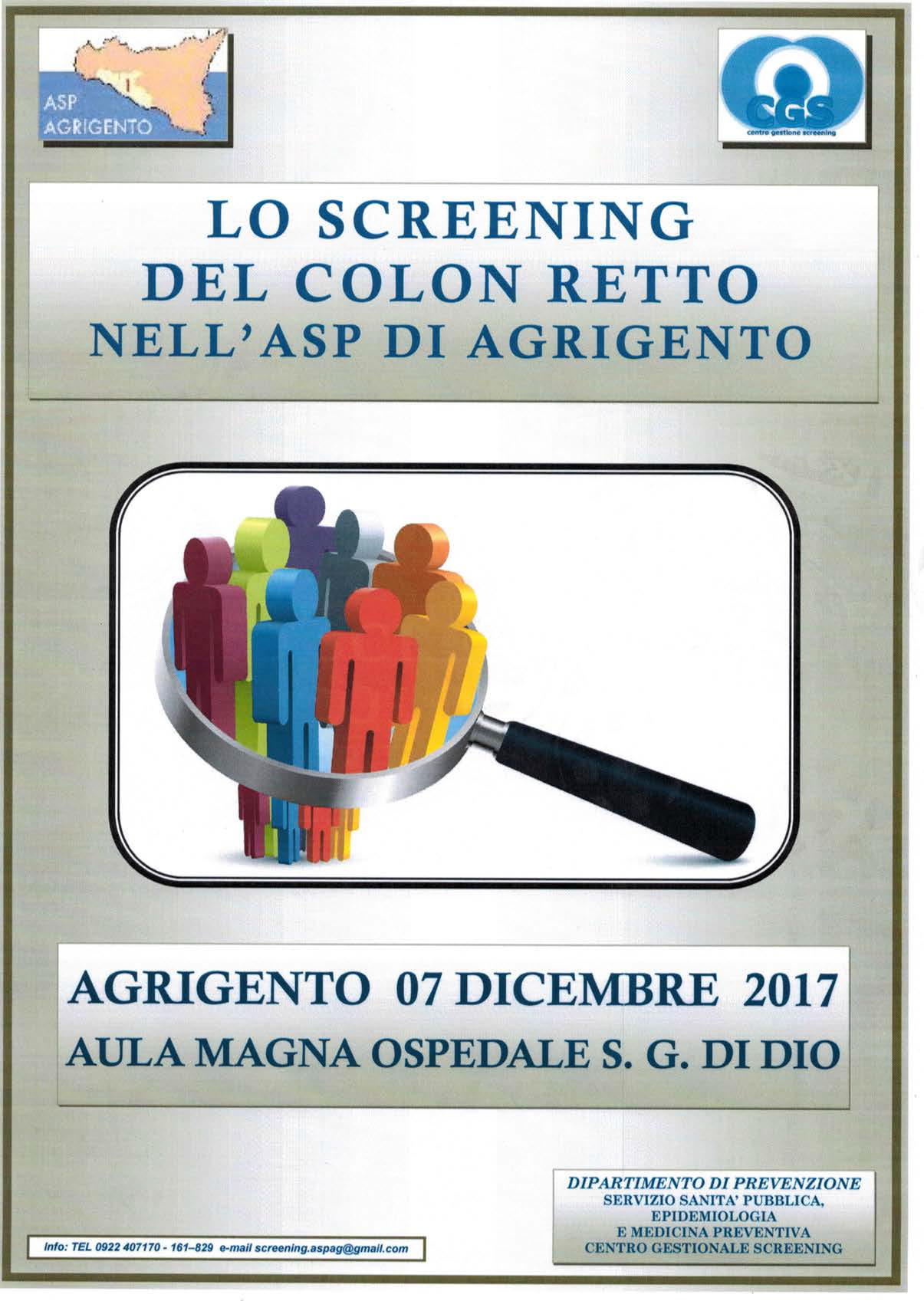 corso screening 7 dicembre
